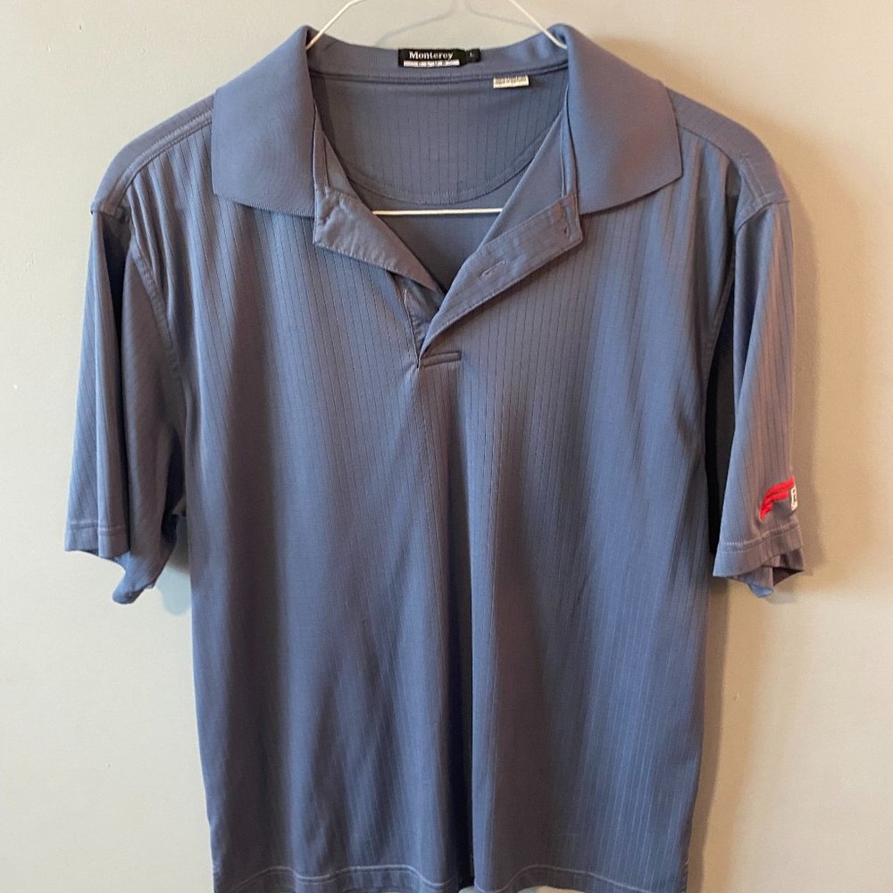 Blue Monterey Club Men's Golf Polo Large (L)